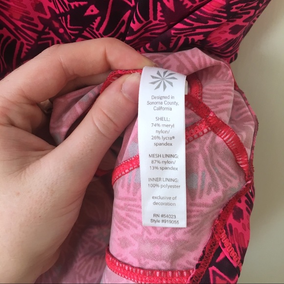 ATHLETA | Pink Cairo Energy Racerback Cycling Tank - Picture 5 of 5